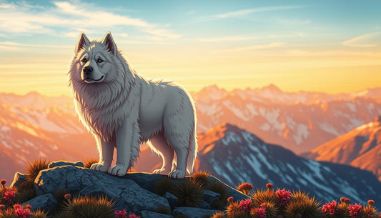 Chien de montagne des Pyrénées en action