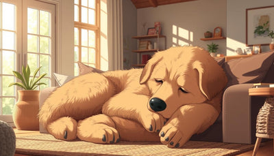 grand chien affectueux