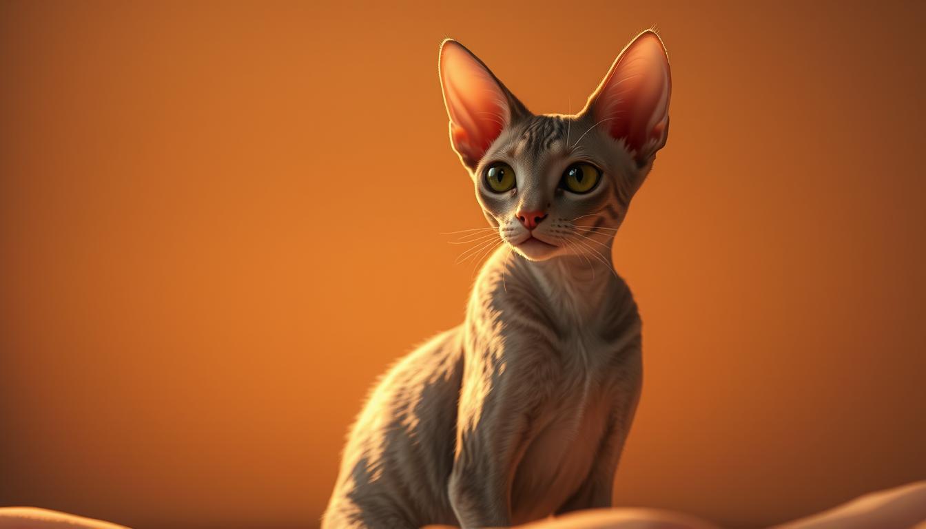 Cornish Rex au pelage ondulé