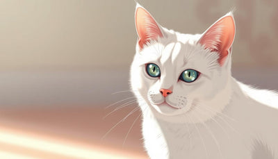 chat rare aux yeux de diamant