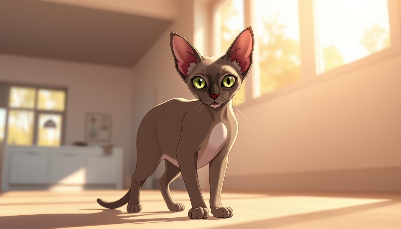 chat sans poils Donskoy