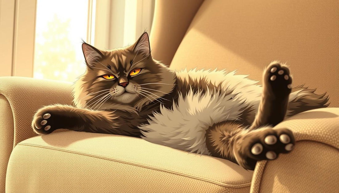 Maine Coon confortable