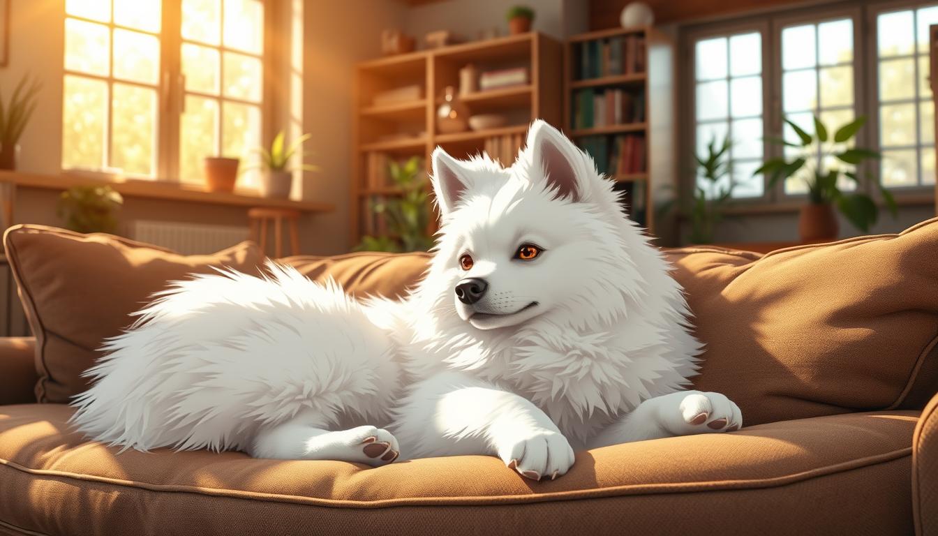 Spitz Loup comme compagnon idéal