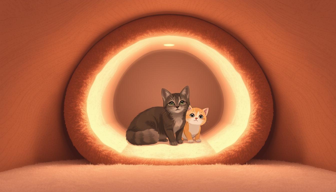Tunnel pour chat grande taille