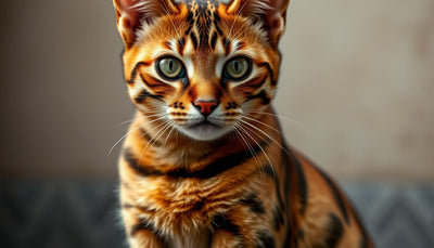 chat Toyger au pelage rayé
