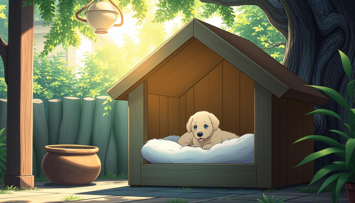 niche pour chien confortable
