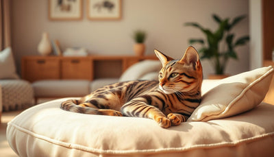chat Bengal confortable
