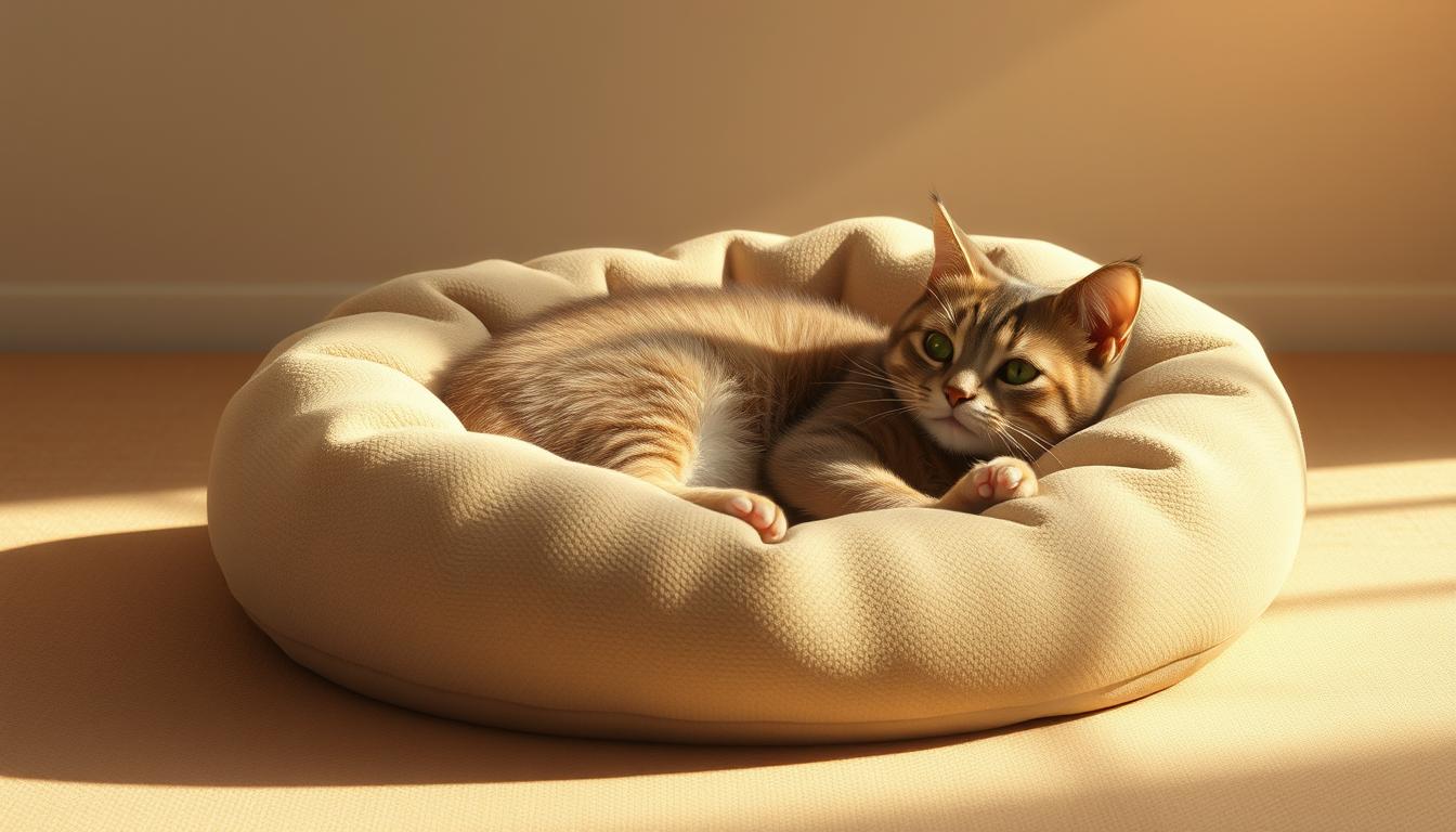 coussin anti stress chat