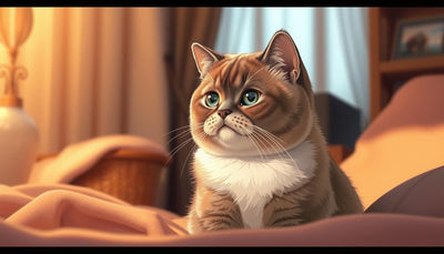 Chat Scottish Fold avec des oreilles pliées