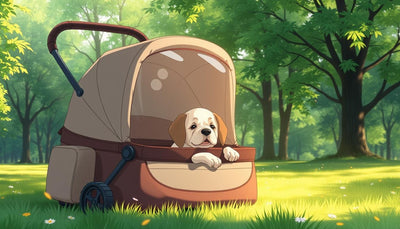 poussette chien confortable