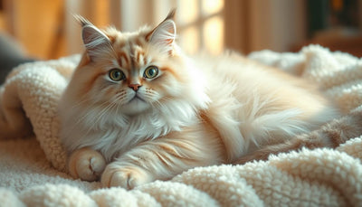 Chat Cymric à poil mi-long