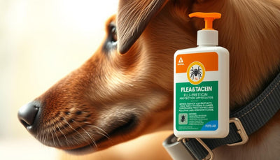 protection anti-puces et tiques pour chien
