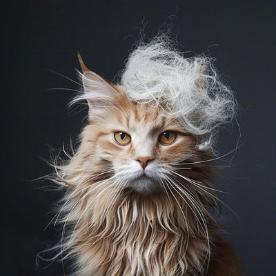 Éliminez les nœuds avec la brosse chat poil long