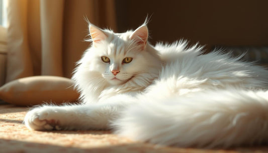maine coon blanc