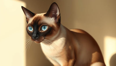 chat siamois élégant