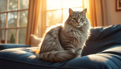 Maine Coon gris