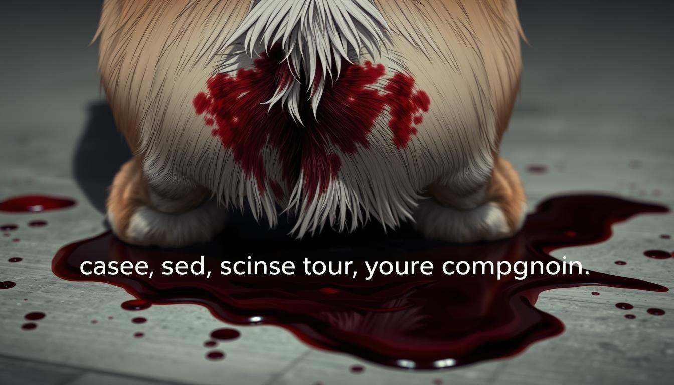 diarrhée sang chien