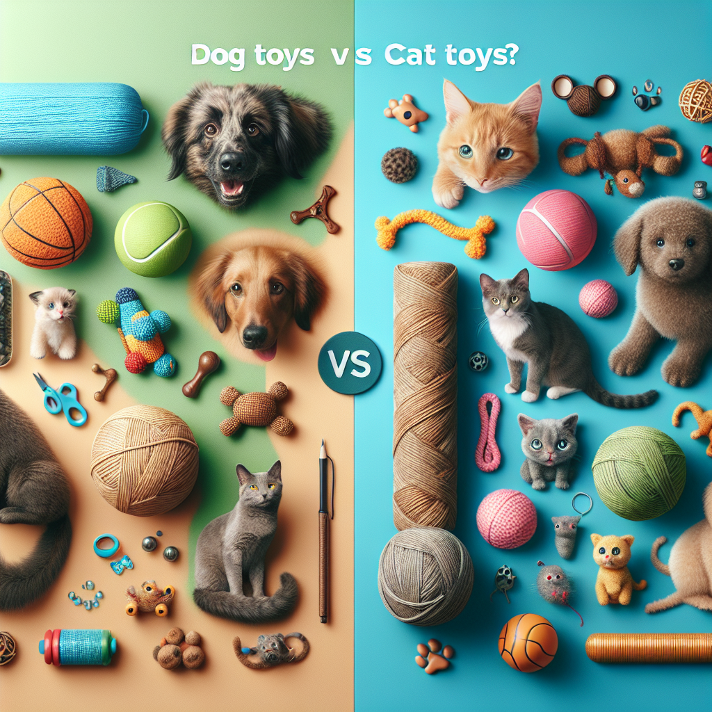 Jouets pour Chiens vs. Jouets pour Chats : Que Choisir ? - One PETS-TOP