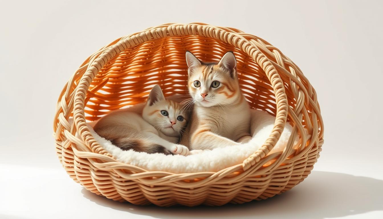 Panier chat original: confort et bien-être assurés ❤️ - One PETS-TOP
