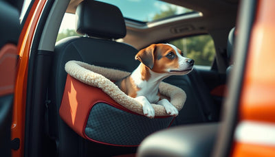 Panier Chien Voiture Confortable - DODO Donut Premium