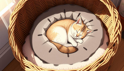 Panier donut chat : Confort et Douceur pour votre Compagnon 🐱 - One PETS-TOP