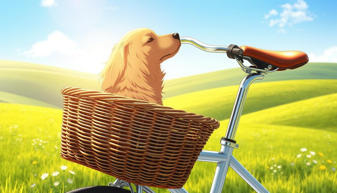 Panier Velo Chien: Le Meilleur Accessoire pour Votre Balade à Vélo - One PETS-TOP