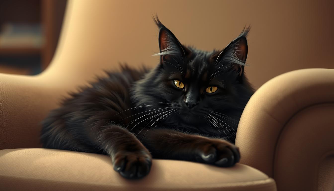 Votre Maine Coon noir heureux : Nos conseils pour son confort 🐱 - One PETS-TOP