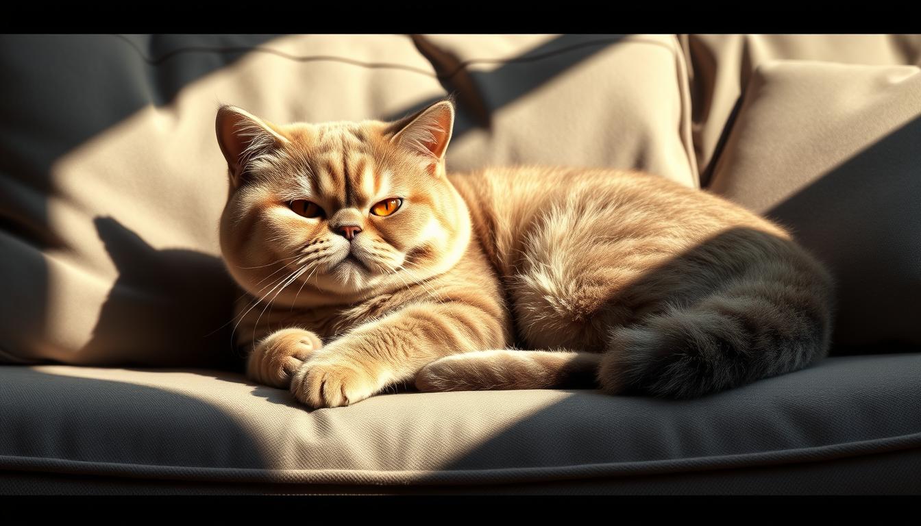 Votre Scottish Fold Gris confortablement installé 🛋️🐱 - One PETS-TOP