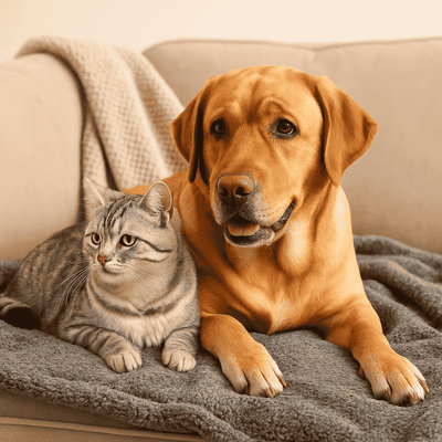 Plaids & Couvertures pour Chiens et Chats