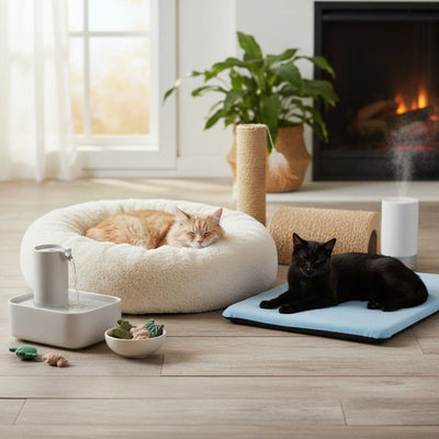 Bien-être & Sérénité chat – Accessoires apaisants et confort premium - One PETS-TOP