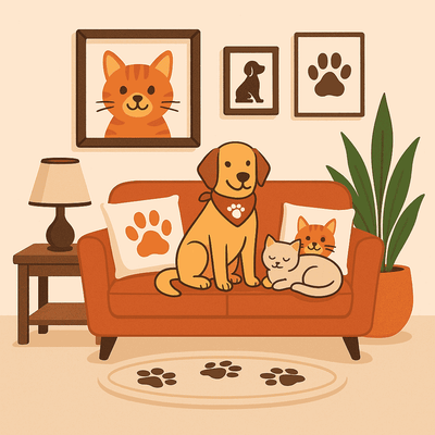 🏡 Décoration Maison – L’univers cosy pour les amoureux des chiens et chats 🐶🐱