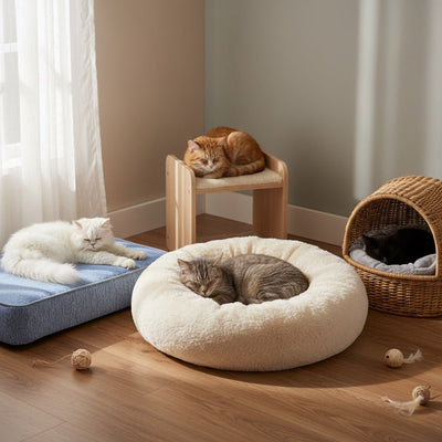 Sommeil & Repos chat – Paniers, coussins et couchages apaisants - One PETS-TOP