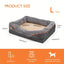Lit orthopédique XXL pour chien – Sofa moelleux avec housse lavable