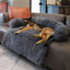 1pc pet sofa protective plush dog cushion sofa cat and dog sofa bed with soft neck cushion, dual-purpose pet bed dog sofa bed, dog sofa cushion universal for all seasons suitable for large, medium and small cats and dogs One PETS-TOP