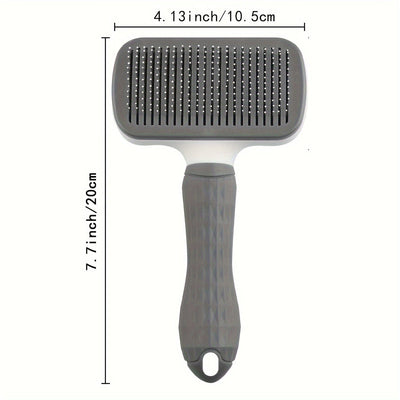 Brosse de toilettage 2-en-1 chien & chat – Massage, démêlage & anti-poils