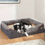 Lit orthopédique XXL pour chien – Sofa moelleux avec housse lavable