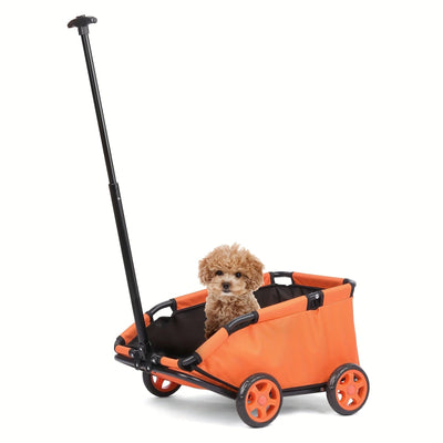 Poussette légère & portable pour chien & chat – Jusqu’à 15 kg