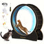Roue d’exercice XL pour chat – Bois naturel, silencieuse & stable