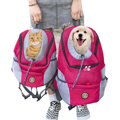 Sac à dos pour chien & chat – Transport avant/arrière respirant & portable