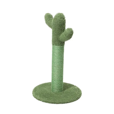 Poteau à griffer cactus pour chat – Sisal naturel & jouet interactif