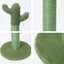 Poteau à griffer cactus pour chat – Sisal naturel & jouet interactif