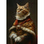 Affiche drôle chat Royal Renaissance – Art mural déco maison salon