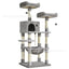 Arbre à chat – Étagère murale haute, design compact