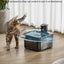 Fontaine eau automatique 2,5L inox – Distributeur sans fil