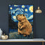 Affiche animaux mignons nuit étoilée – Art mural abstrait déco salon PawLuxe™