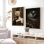 Affiche drôle chat Royal Renaissance – Art mural déco maison salon