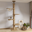 Maison d’arbre réglable chat – Tour du sol au plafond avec hamac