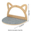 Hamac mural d'escalade pour chat, poteau à gratter pour meubles en bois, marches d'échelle, chats dormant et jouant