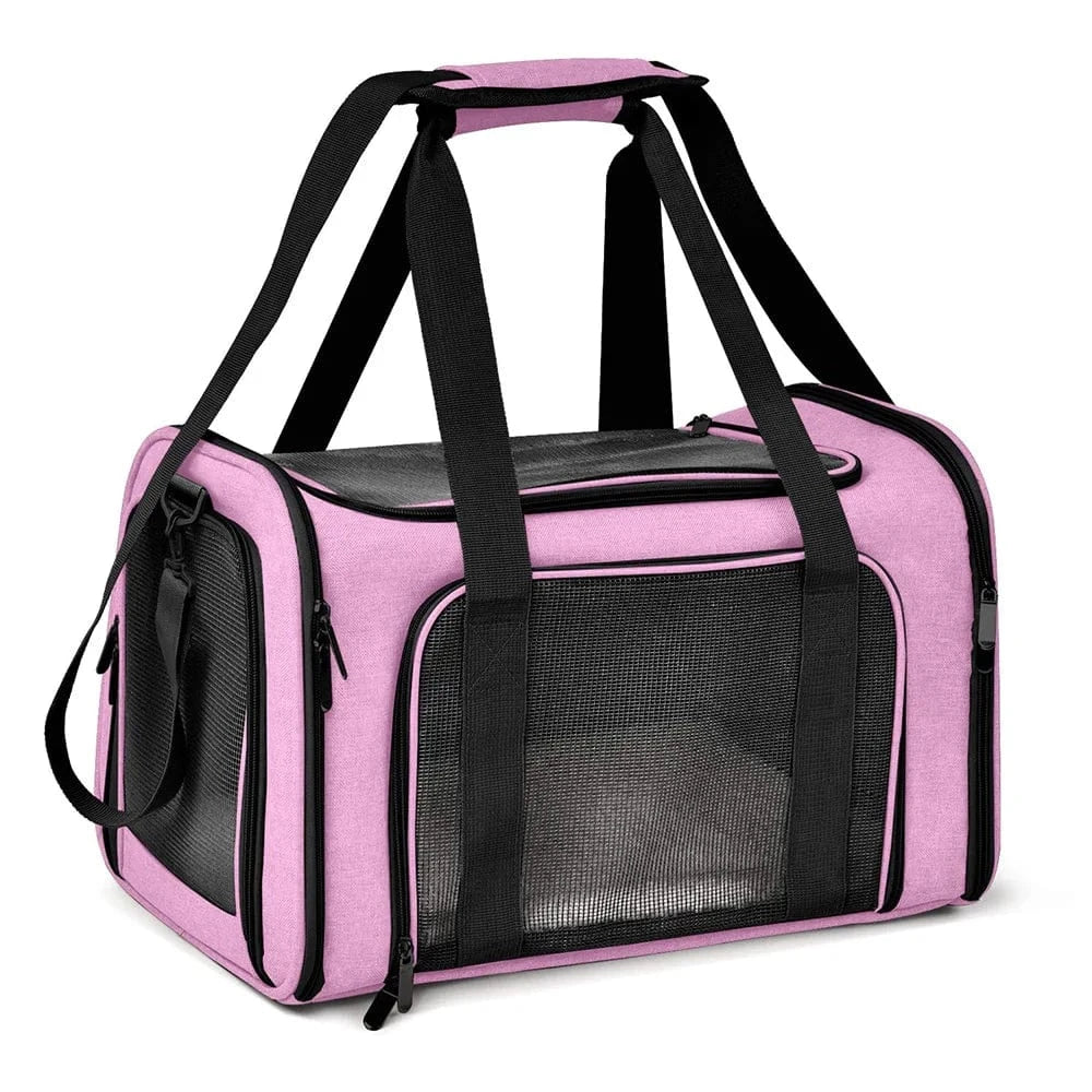 Sac de Transport pour Chien & Chat – Sac à Dos Latéral Souple, Voyage & Avion ✈ | Transport Animaux de Compagnie Confortable et Sécurisé
