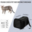 Sac de Transport pour Chien & Chat – Sac à Dos Latéral Souple, Voyage & Avion ✈ | Transport Animaux de Compagnie Confortable et Sécurisé